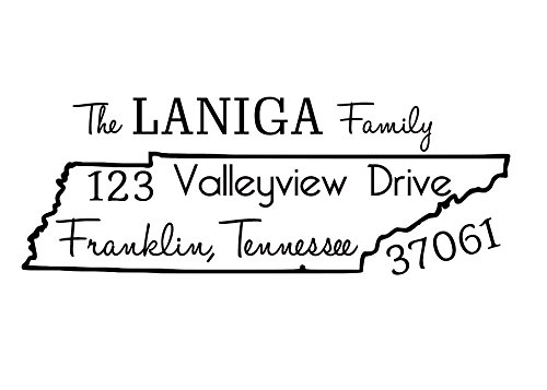 Custom Self Inking Address Stamp - Personalized Family Return Stamp for Mail & Envelopes