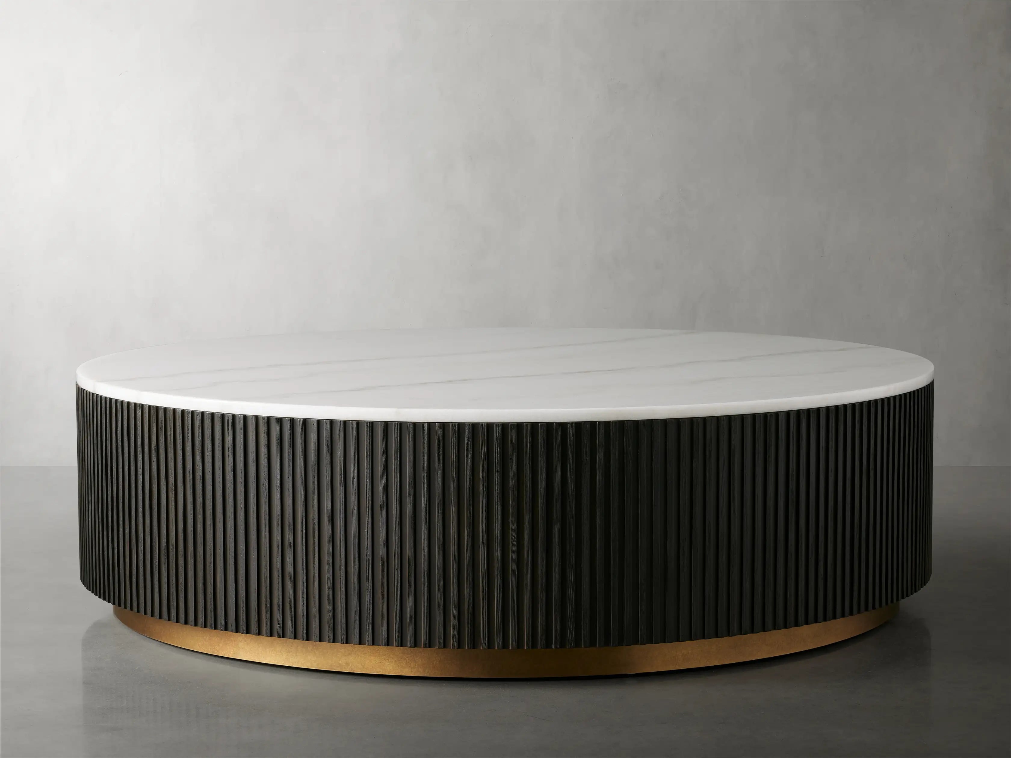 Modern Round Coffee Table - Stylish & Durable Living Room Centerpiece for Home Decor | Perfect for Small Spaces, Apartments & Cozy Gatherings