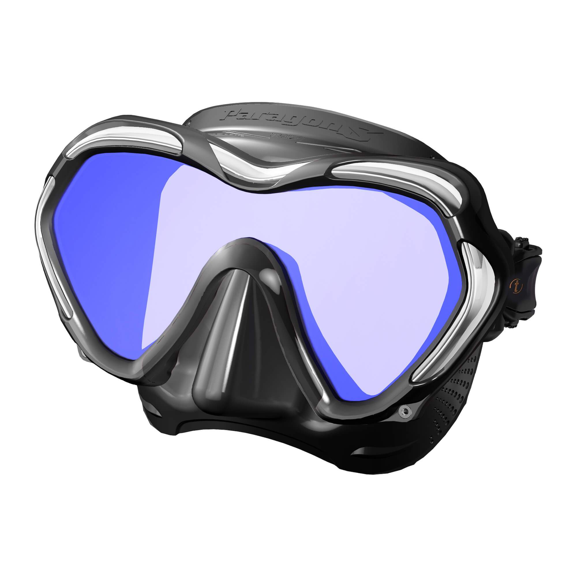 TUSA Paragon S Scuba Diving Mask - Comfortable Snorkeling & Freediving Mask with Tempered Glass for Clear Underwater Vision - Perfect for Ocean Adventures, Snorkeling Trips & Scuba Diving