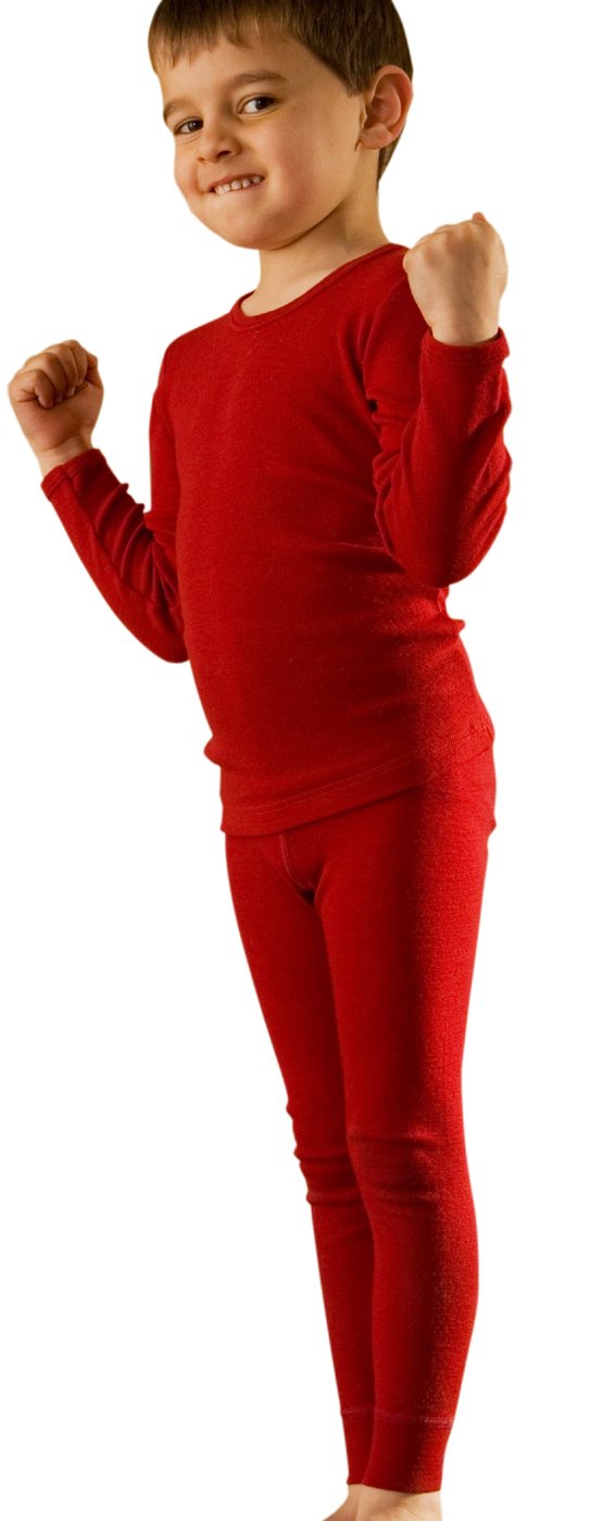 Organic Wool Long Underwear Pants for Toddlers & Kids - Soft Thermal Base Layer for Winter - Perfect for Cold Weather, Snow Play & Outdoor Adventures