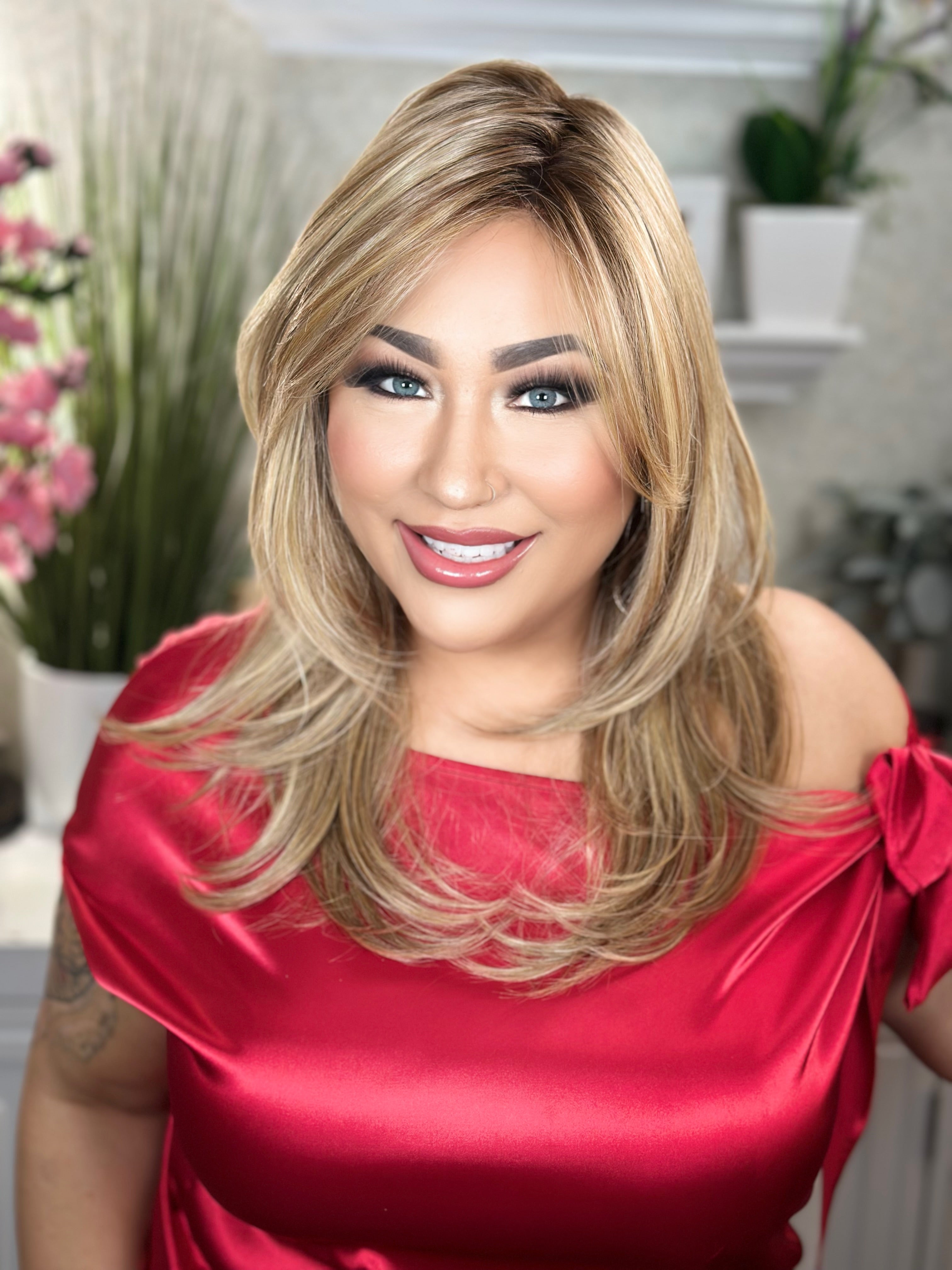 EVERYDAY ELEGANCE Wheat Honey Blonde Hair Extensions - Natural Looking Clip-Ins for Volume & Length - Perfect for Parties, Weddings & Daily Styling