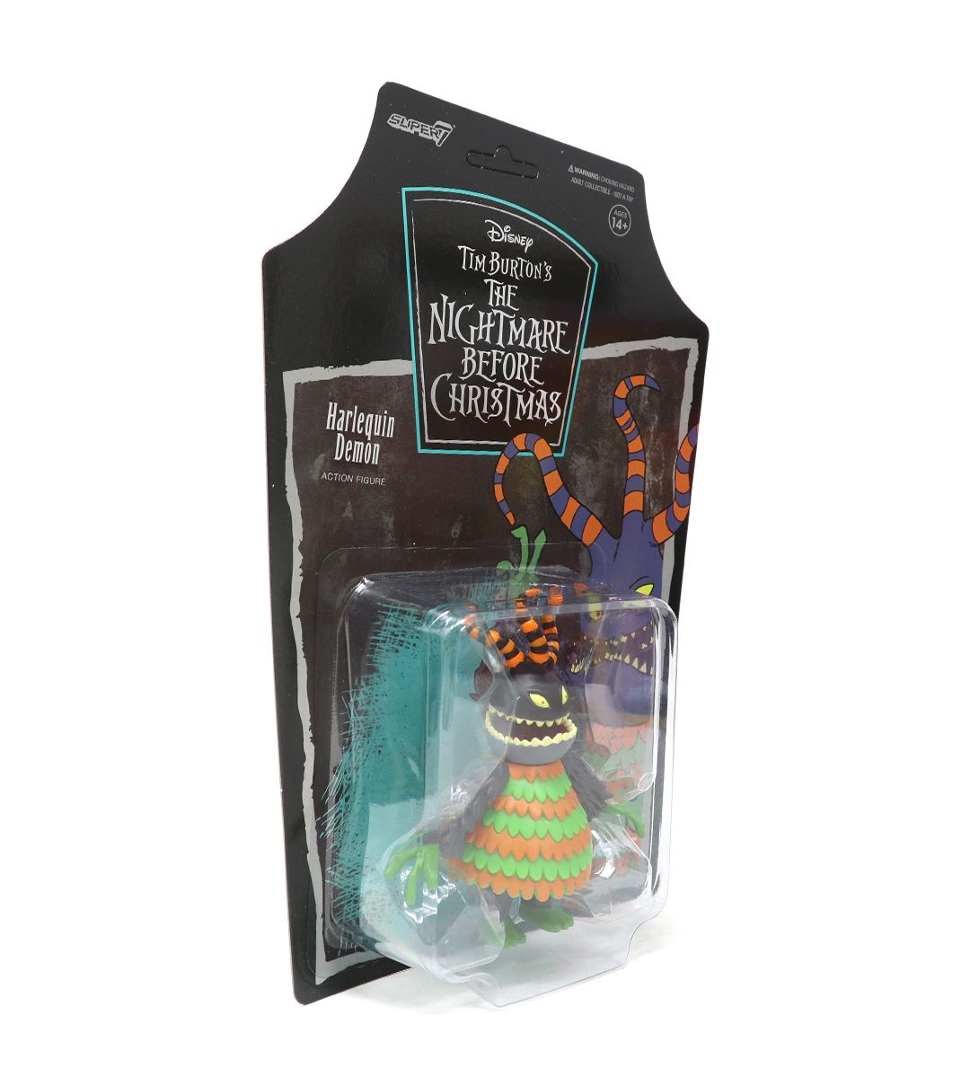 Demon Arlequin Tim Burton's The Nightmare Before Christmas ReAction Figure - Collectible Movie Character Toy for Halloween & Christmas Decorations