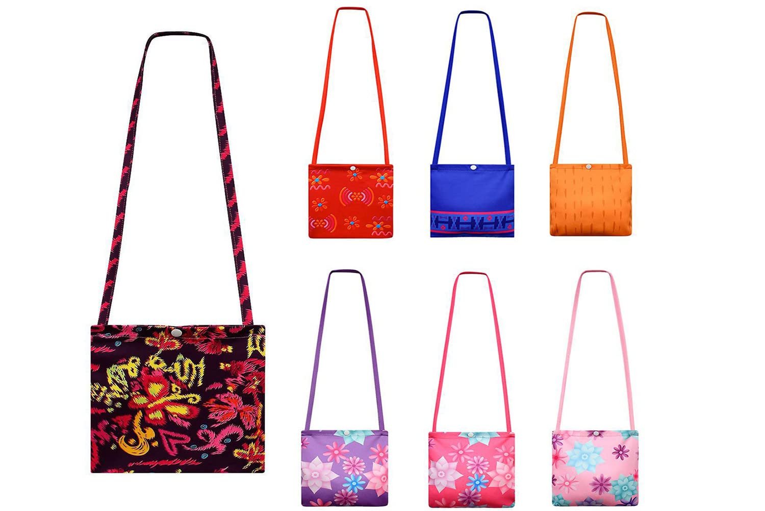 **Mirabel Madrigal Kids Cosplay Bag - Encanto Movie Printed Sling Bag for Halloween, Birthday & Dress-Up - Pepa, Isabela, Luisa & Dolores Shoulder Bag Gift for Girls**    *(Perfect for Halloween costumes, birthday parties, Disney Encanto-themed events, and everyday dress-up play!)*