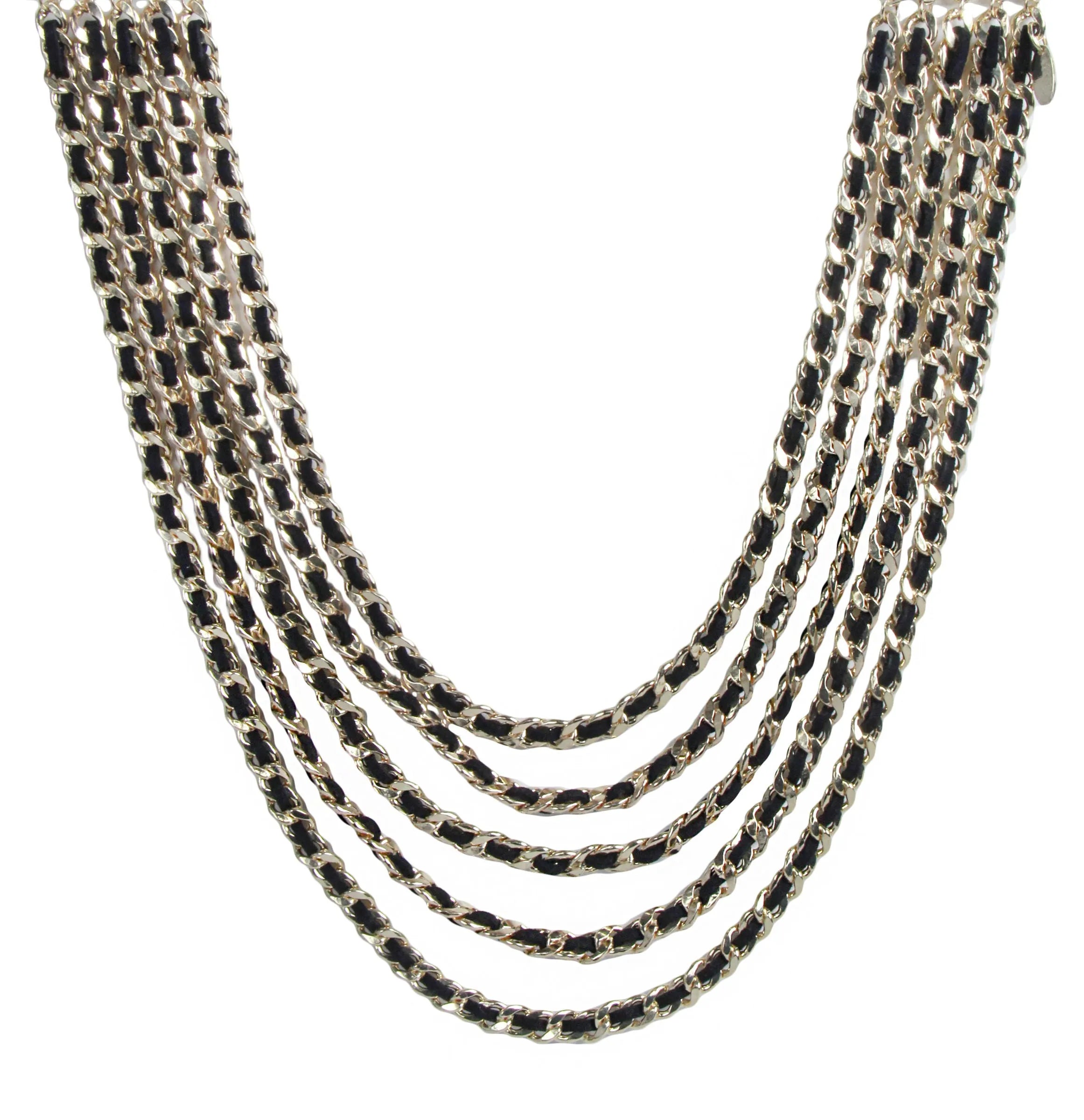 Stylish Leather Chain Necklace for Women - Trendy Boho Chic Jewelry Gift for Everyday Wear & Special Occasions