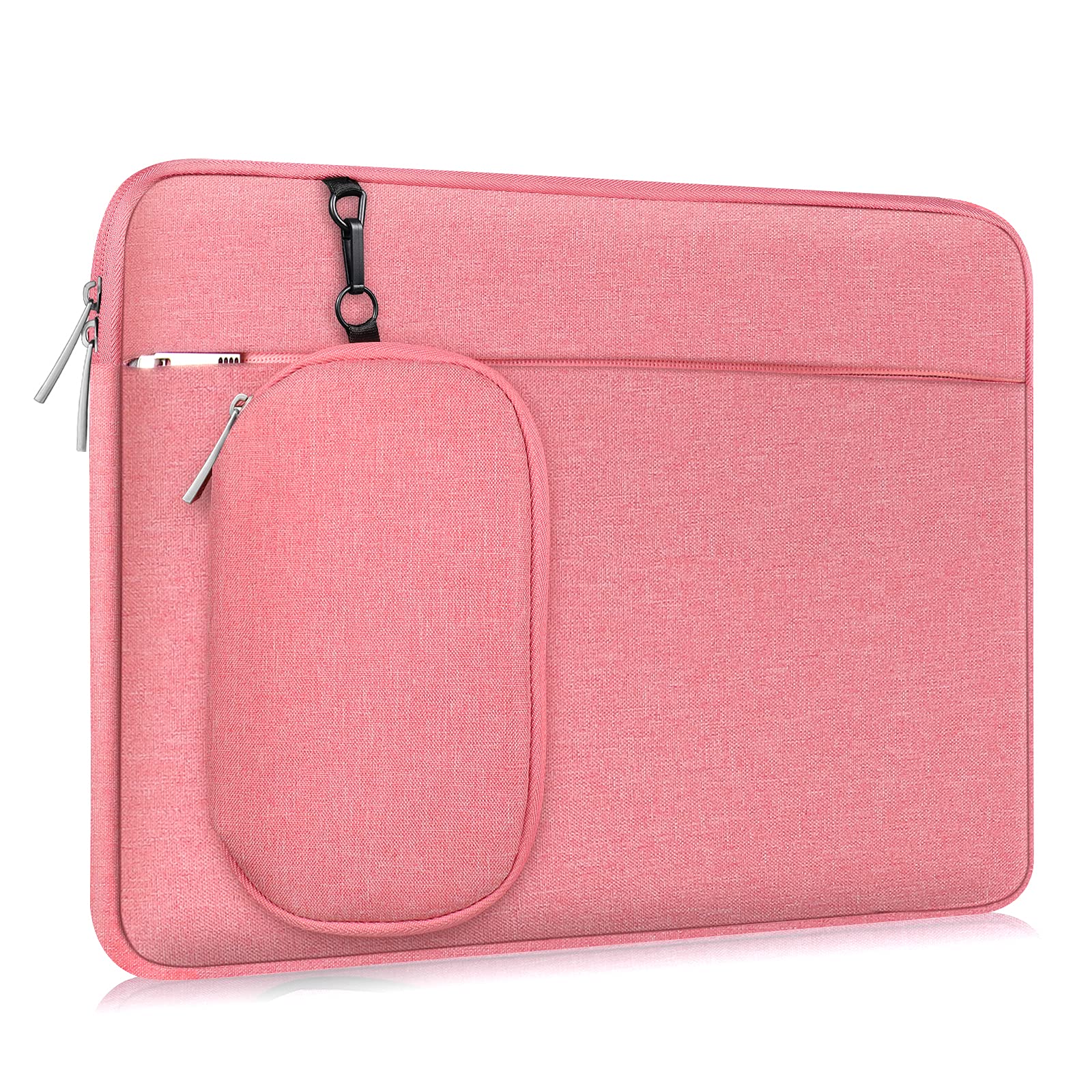 Waterproof 14-14.2 Inch Laptop Sleeve Case - Shock Resistant Lightweight Protective Bag with Detachable Pouch for MacBook Pro 14.2