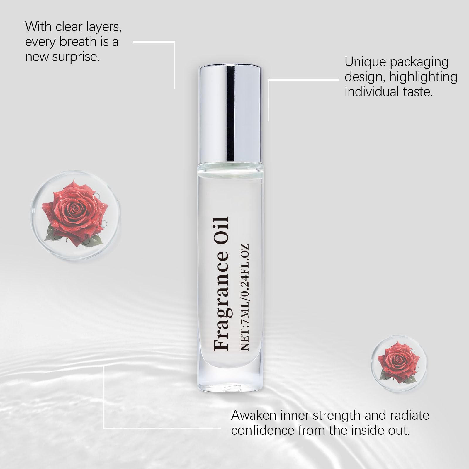 Women's Pheromone Perfume Rollerball Set - 5 Long-Lasting Enhanced Scent Bottles for Attraction & Confidence | Date Night, Special Occasions, Everyday Wear