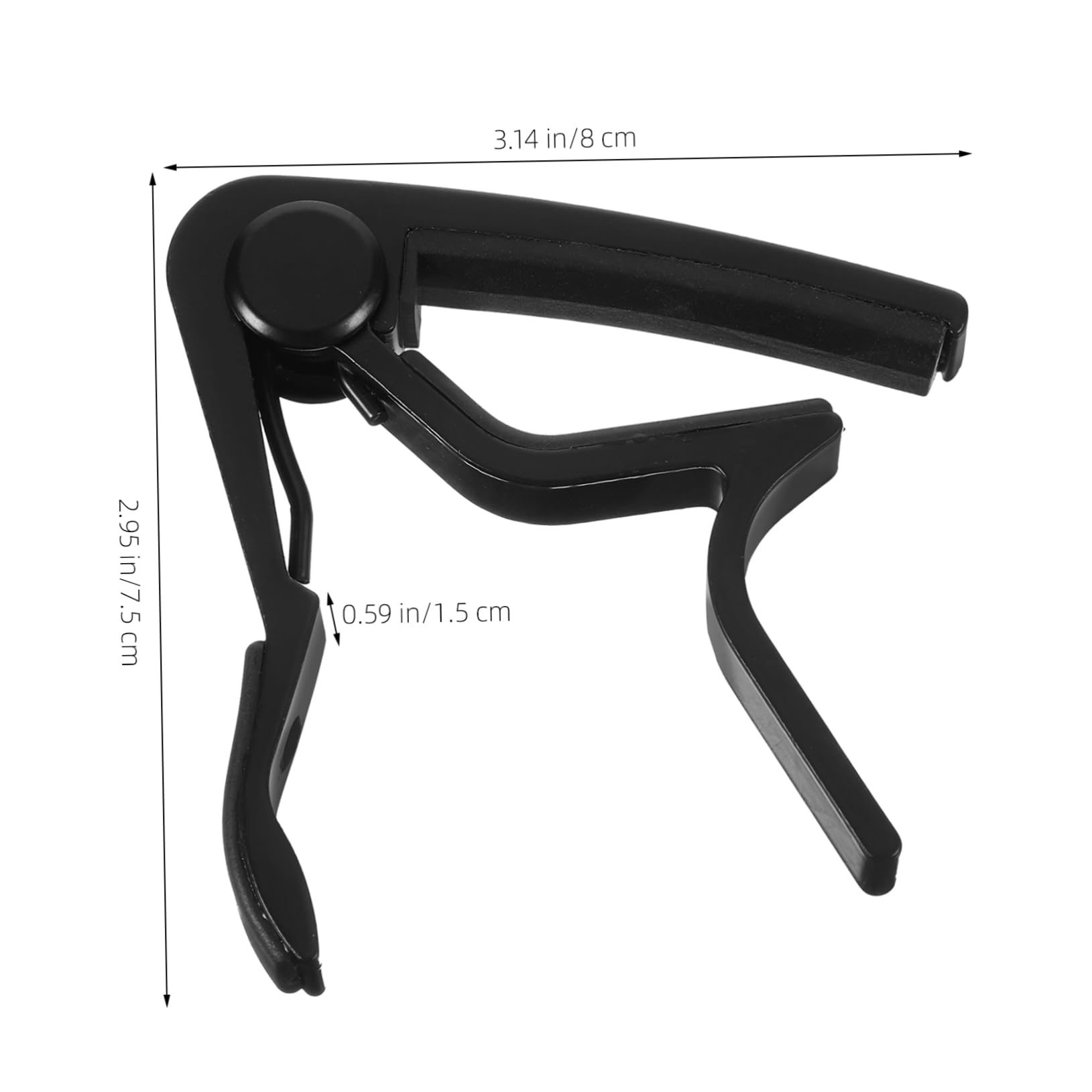 Premium Stainless Steel Guitar Capo - Universal Clip for Acoustic & Electric Guitars with Built-in Tuner | Perfect for Live Performances, Studio Recording & Travel Practice