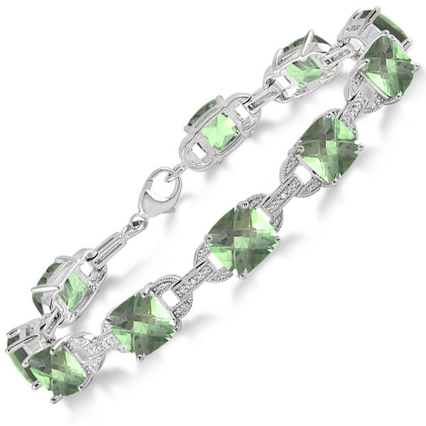 Exquisite Colorful Gemstone & Diamond Bracelet for Women - Elegant Fashion Jewelry Gift for Birthday, Anniversary & Special Occasions
