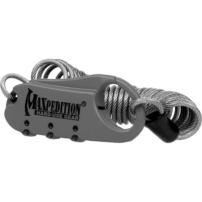 Heavy Duty Steel Cable Lock with Key - Secure Bikes, Motorcycles, Gates & Outdoor Equipment - Weatherproof & Anti-Theft Security for Home, Garage & Travel Use