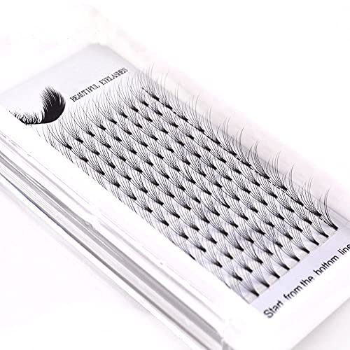 Premium 3D/5D/6D/7D/9D/10D/20D Volume Mink Eyelash Extensions - Short Stem Pre-made Fans in C/D Curl (0.05-0.07mm) - Natural Look for Daily Wear & Special Occasions - Perfect for Bridal, Party & Professional Makeup (10mm, 0.07mm-D-6D)