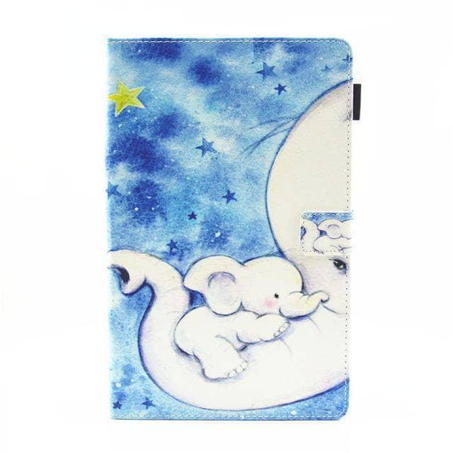 Samsung Galaxy Tab A 10.5 Inch SM-T590 SM-T595 Tablet Case - Durable Protective Cover with Nature Theme Design for Home, Office & Travel Use