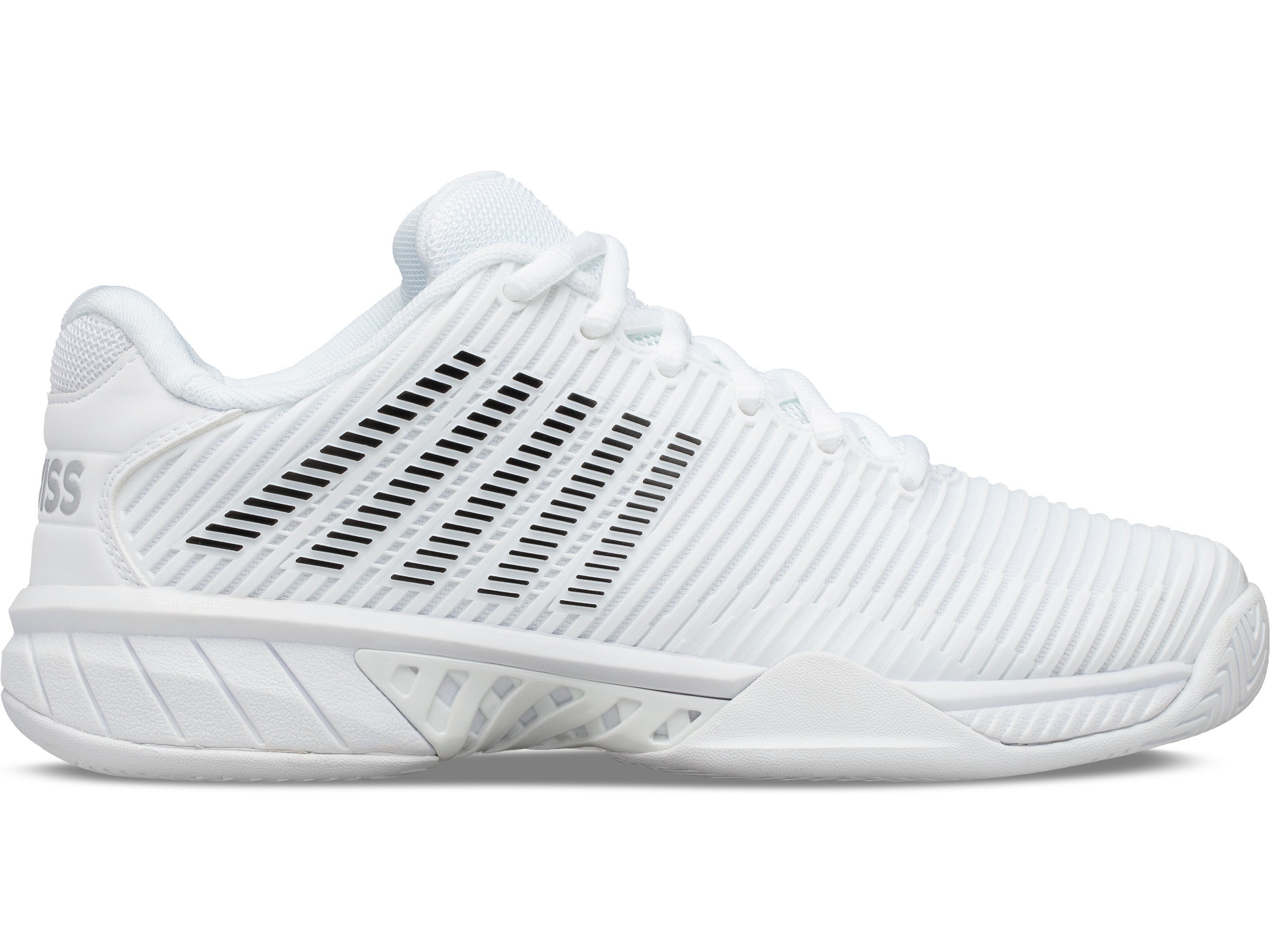 Hypercourt Express 2 Tennis Shoes - White/Black | Lightweight Performance Court Sneakers for Men & Women | Perfect for Tennis, Pickleball & Casual Wear