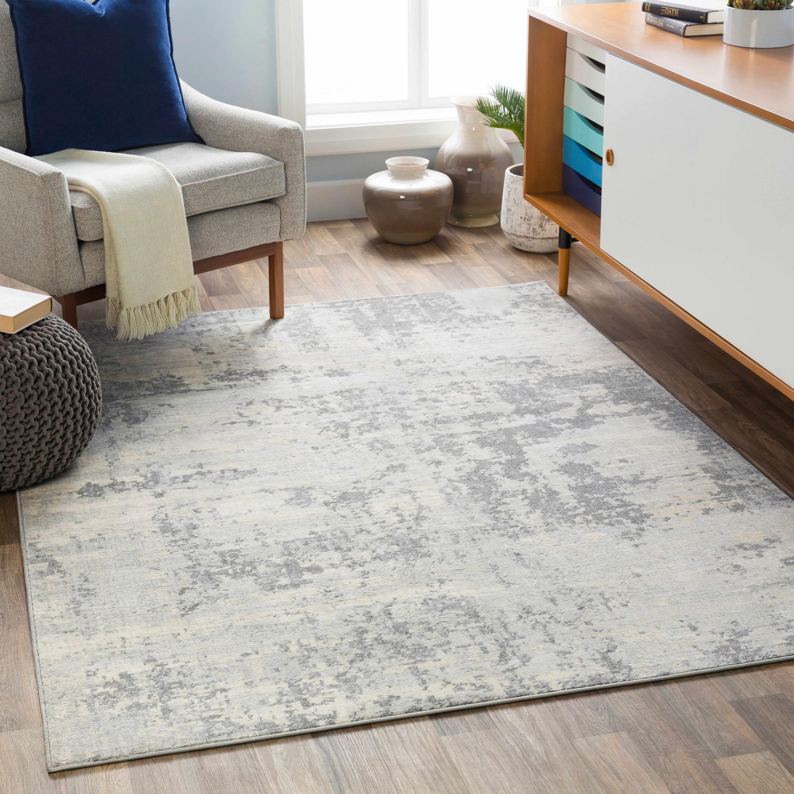 Hauteloom Apison Modern Round Area Rug 5'3