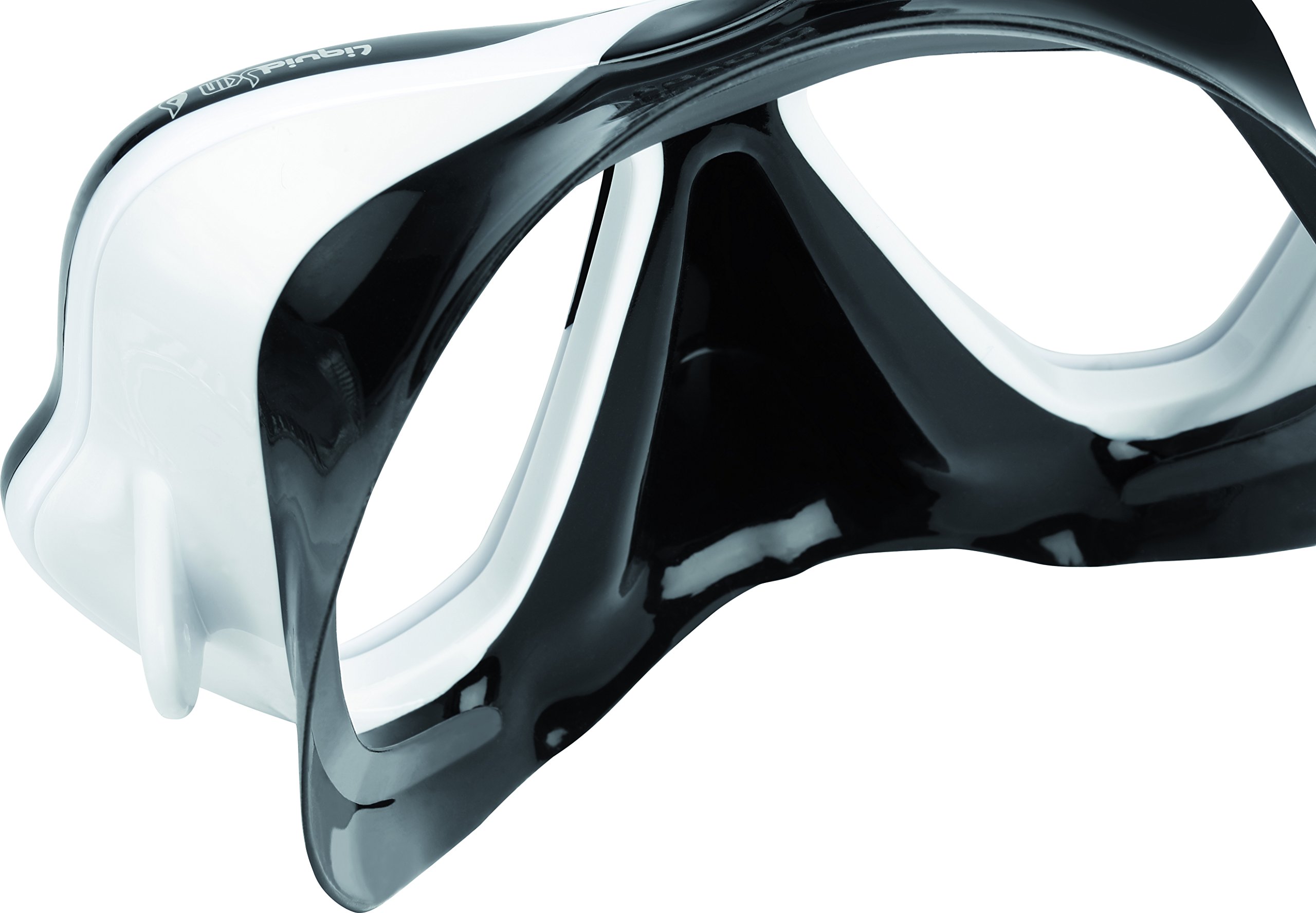 Mares X-Vision Ultra LS Two Window Scuba Diving Mask - Clear Lens for Snorkeling, Spearfishing & Free Diving - Comfortable Low Volume Design for Underwater Adventures