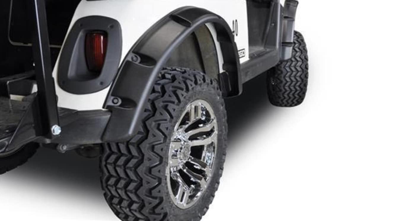 EZGO RXV Golf Cart Fender Flare Set (2016+ Models) - Durable Replacement Parts & Accessories for Enhanced Protection | Perfect for Off-Road, Golf Courses & Neighborhood Cruising