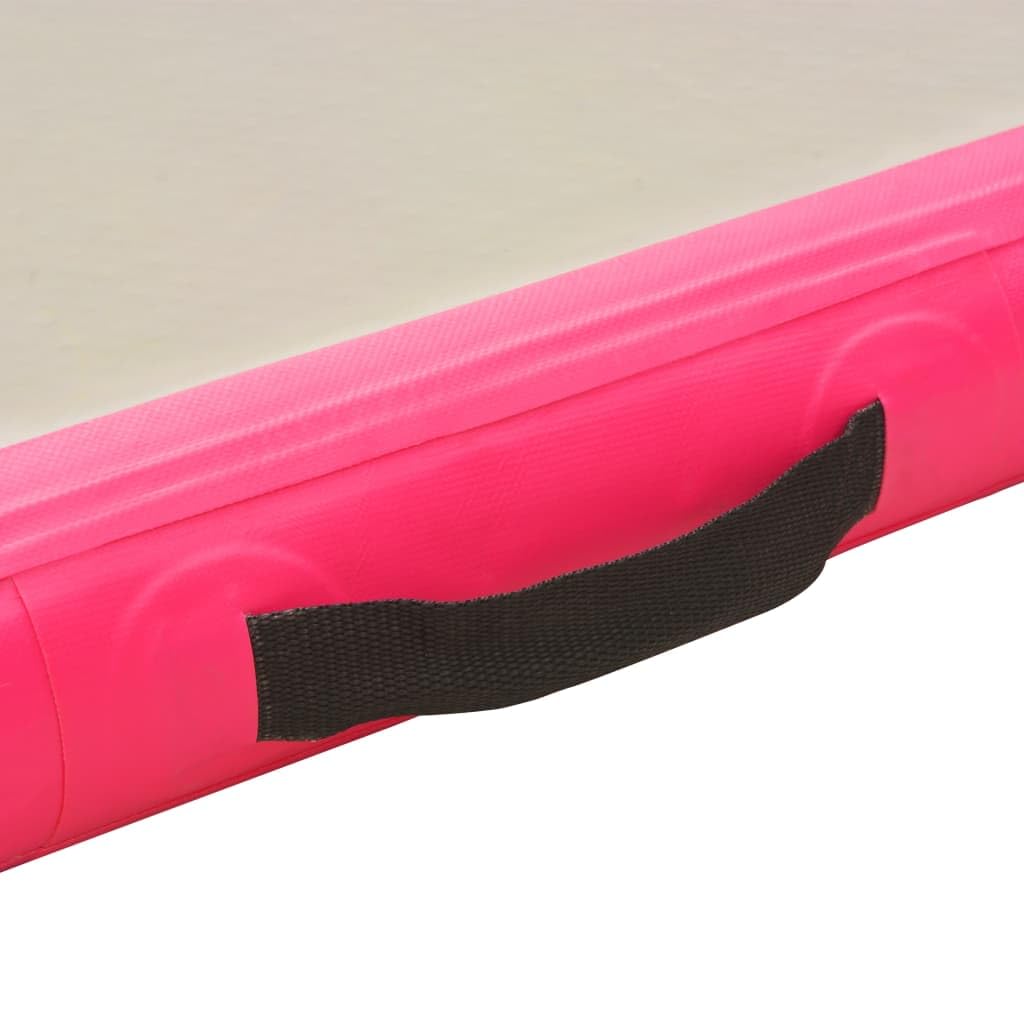 Inflatable Air Track Mat for Gymnastics, Tumbling & Training - Heavy Duty PVC with Air Pump - Perfect for Home, Gym & Outdoor Use