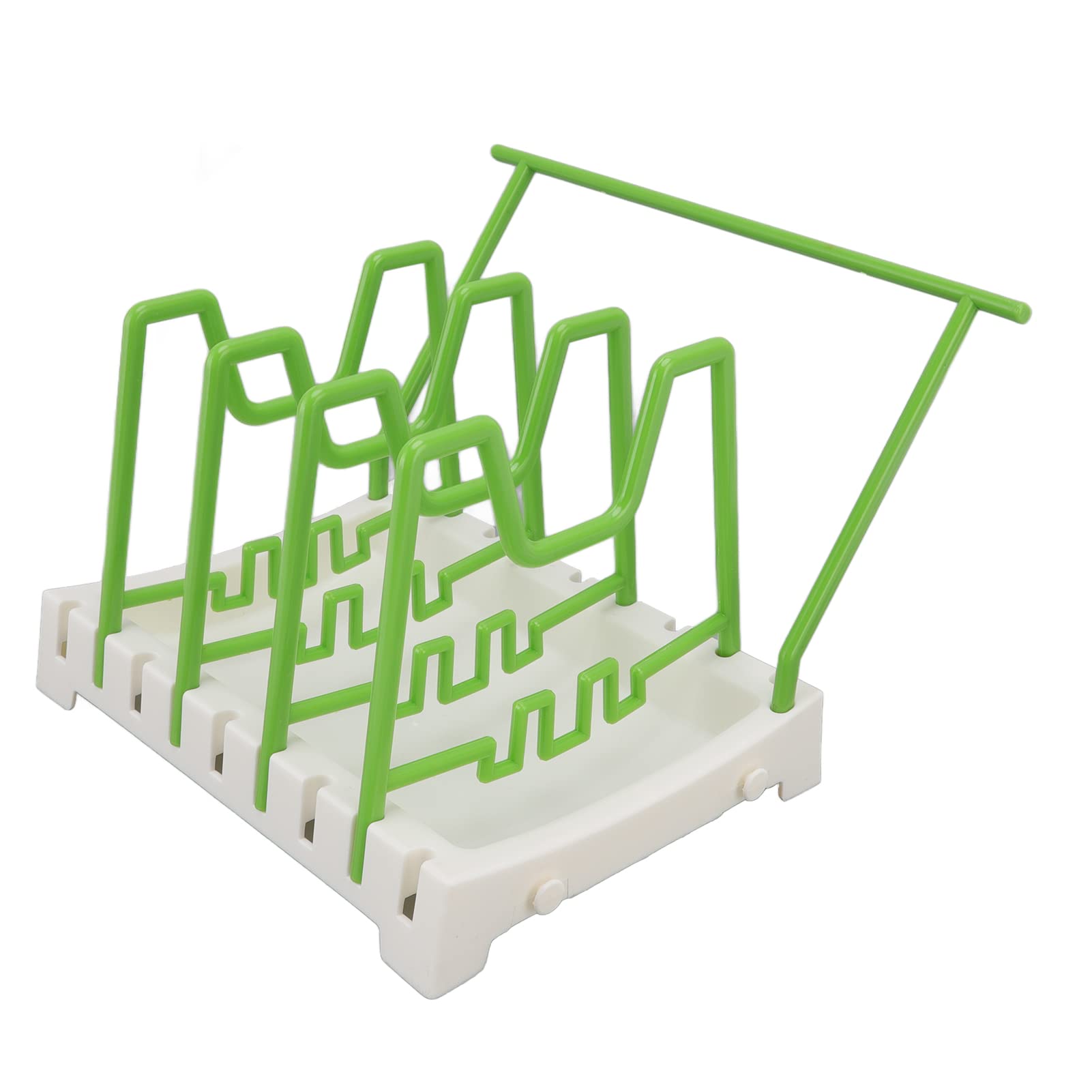 SOFW Pot Lid Holder - High Stability Pan Lid Organizer with Easy Installation for Bakeware (Type C) - Perfect for Kitchen Cabinet, Drawer & Countertop Storage