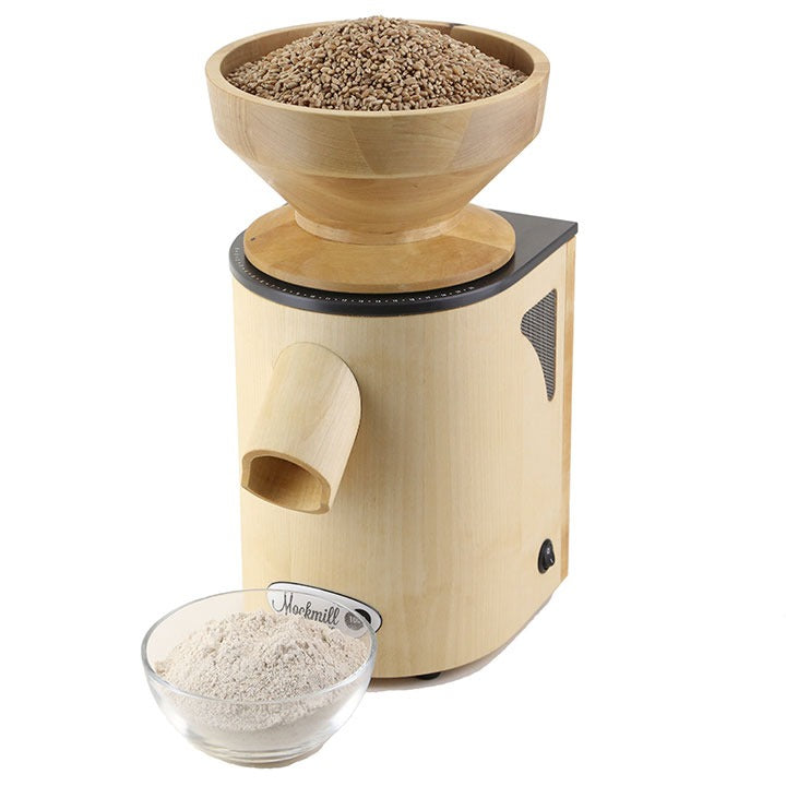 Mockmill Professional 200 Grain Mill - Electric Stone Grinder for Fresh Flour - Perfect for Home Baking, Bread Making & Healthy Cooking