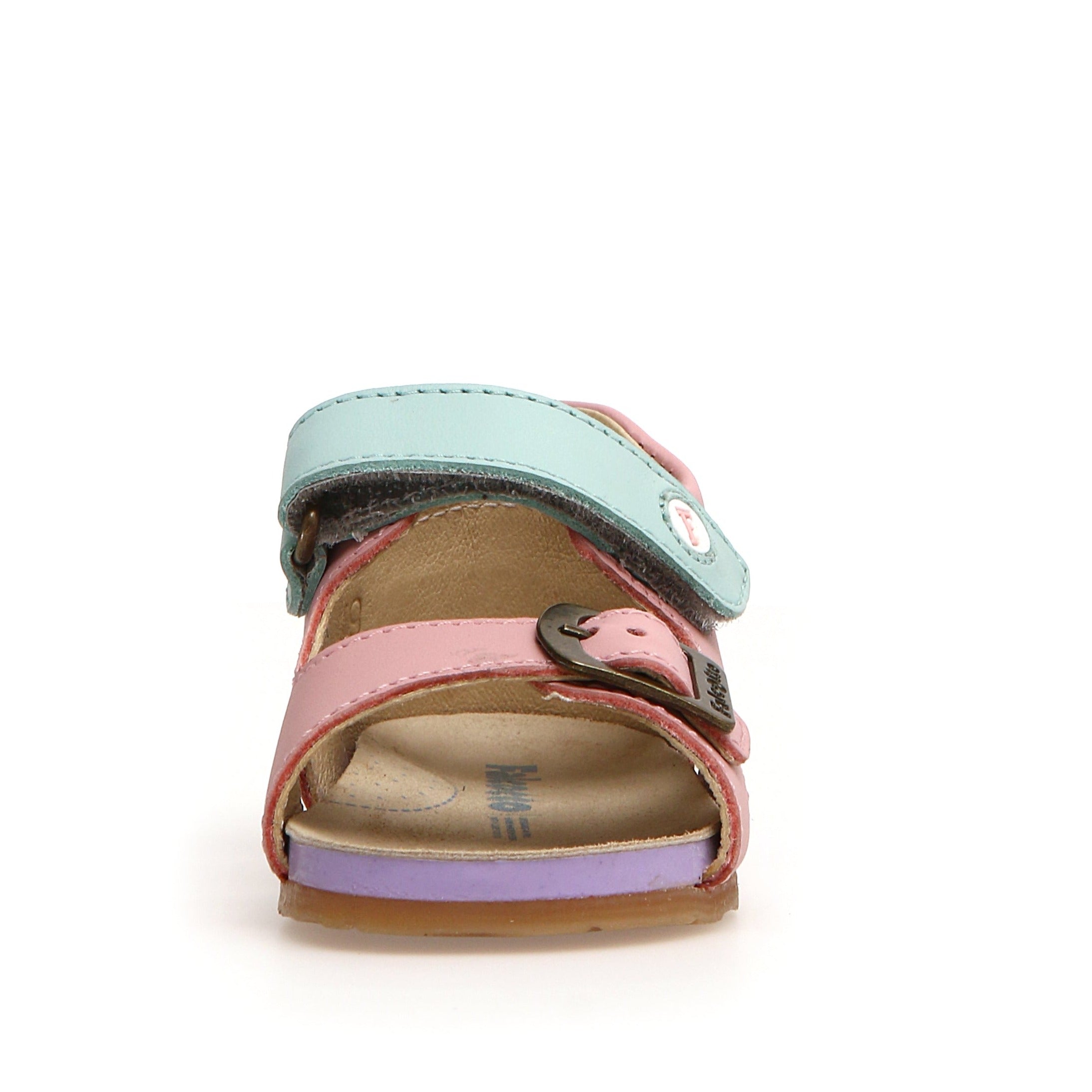 Falcotto Girls' Bea Sandals - Pink & Lavender Comfortable Summer Sandals for Toddlers, Beach & Outdoor Play