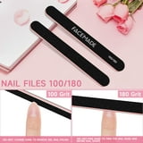 Professional 12-Piece Manicure Kit - FACEMADE Nail Files & Buffers with 100/180 Grit for Smooth Nails | Colorful Nail Care Tools for Home & Salon Use