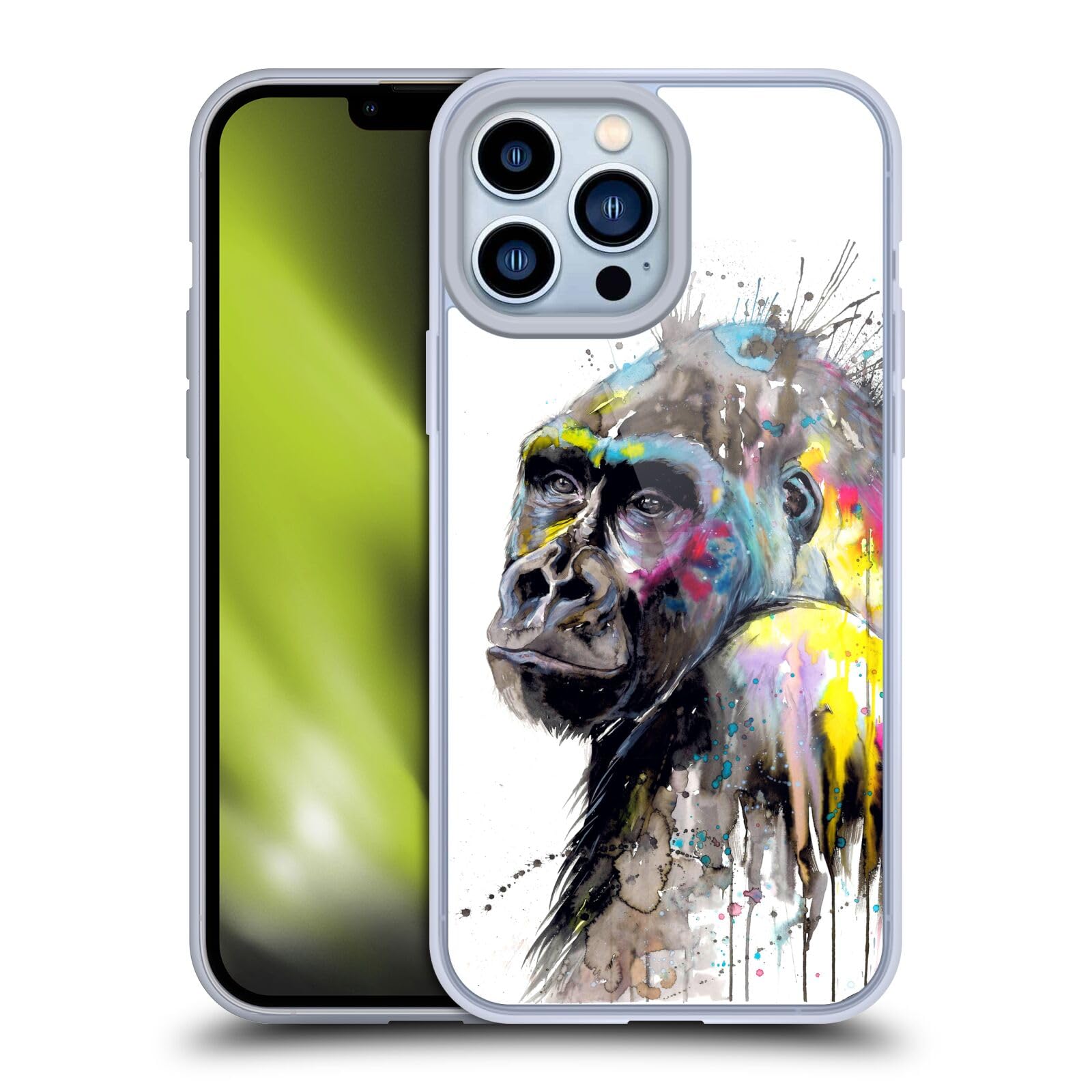 Pixie Cold 'I See The Future' Animals Soft Gel Case for iPhone 13 Pro Max | Officially Licensed by Head Case Designs | Durable Protection & Stylish Design for Everyday Use