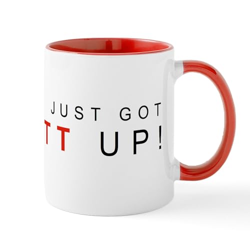 White/Red Inside - Litt UP Mugs