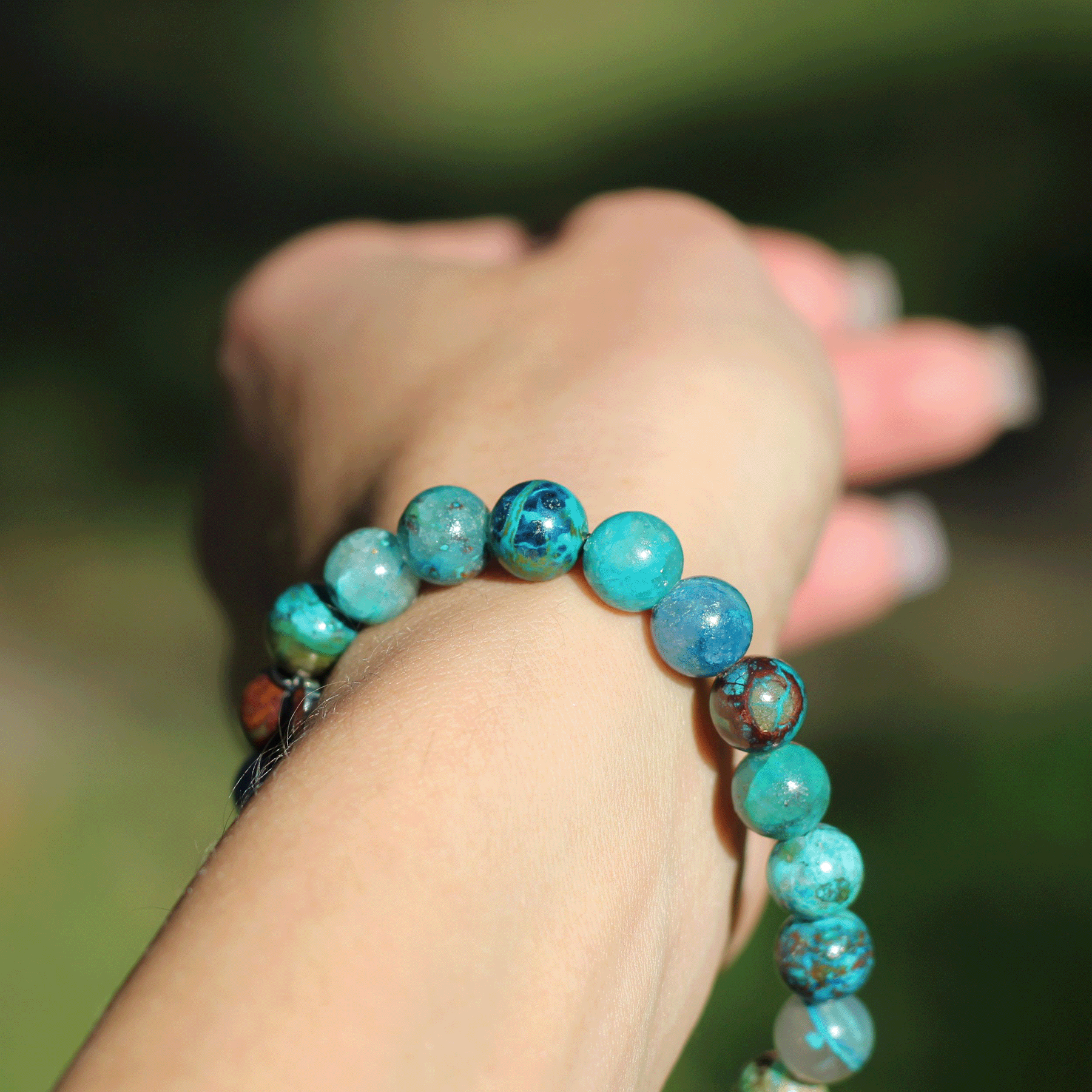 Phoenix Turquoise Bracelet for Women - Handmade Boho Jewelry with Natural Stone - Perfect for Boho Fashion, Gift Giving & Spiritual Healing