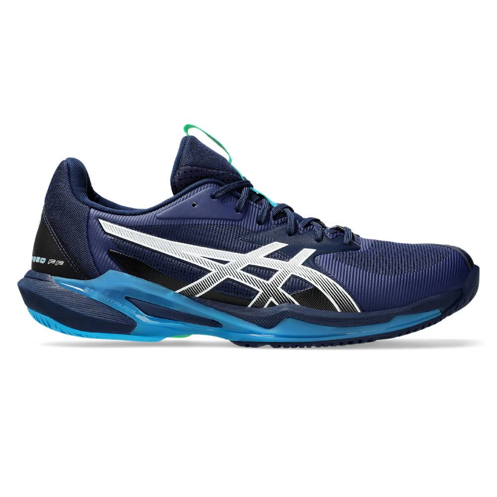 ASICS Solution Speed FF 3 Men's Tennis Shoes - Lightweight Performance Court Shoes for Men in Blue Expanse/White | Perfect for Competitive Matches & Training Sessions