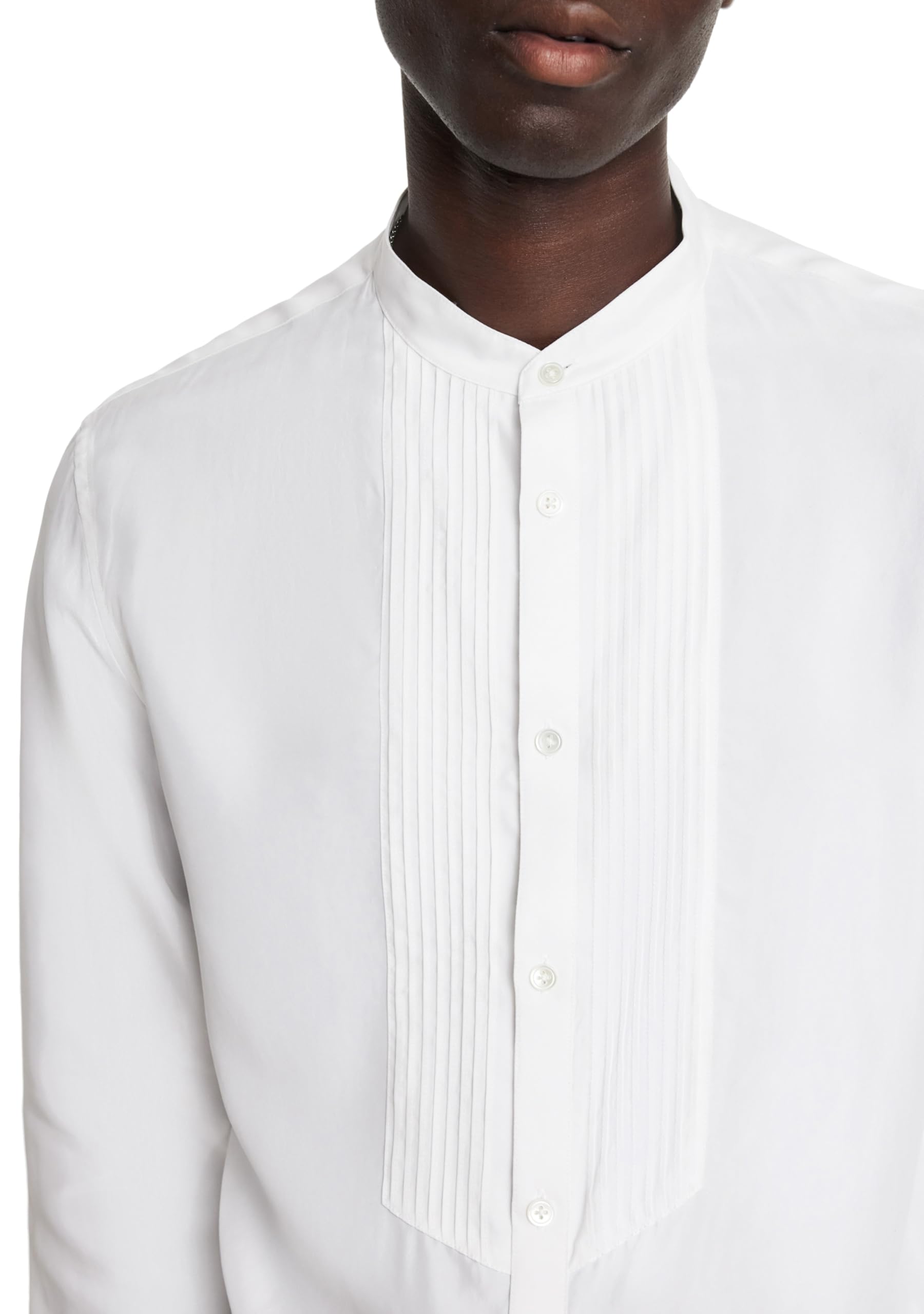 John Varvatos Men's Hanover Button-Down Shirt | Premium Cotton Dress Shirt for Business & Casual Wear | Slim Fit Long Sleeve Oxford Shirt for Office, Date Night & Special Occasions