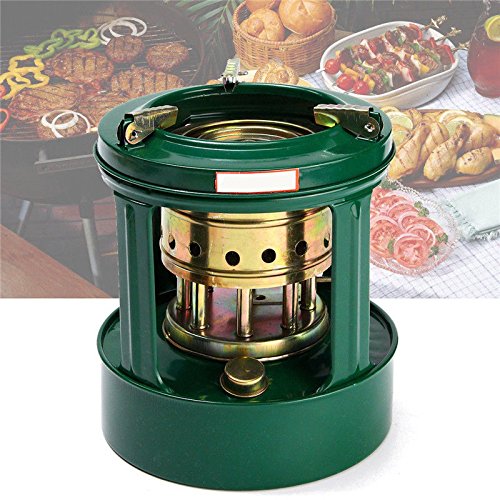 Universal 8-Wick Outdoor Camping Stove Burner - Portable Oil Heater for Backpacking, Hiking & Emergency Preparedness