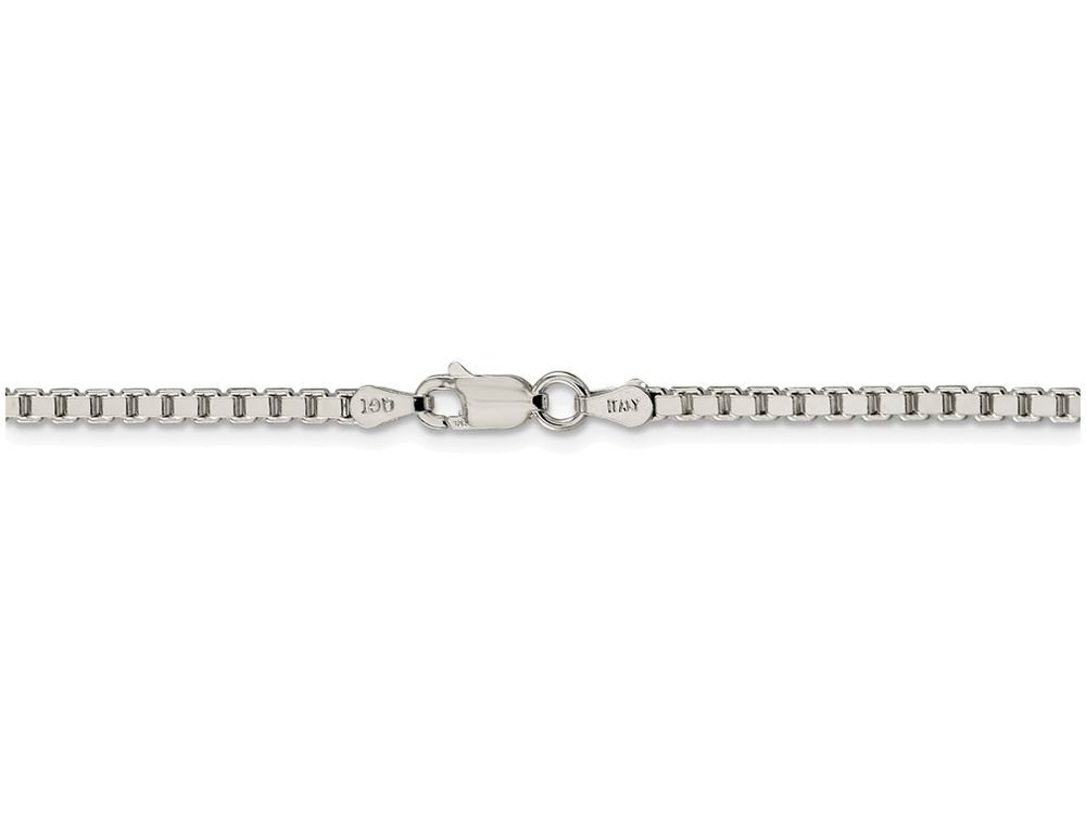 FJC Finejewelers 16 Inch Sterling Silver 2.5mm Box Chain Necklace for Women - Durable & Elegant Jewelry Gift for Everyday Wear, Special Occasions