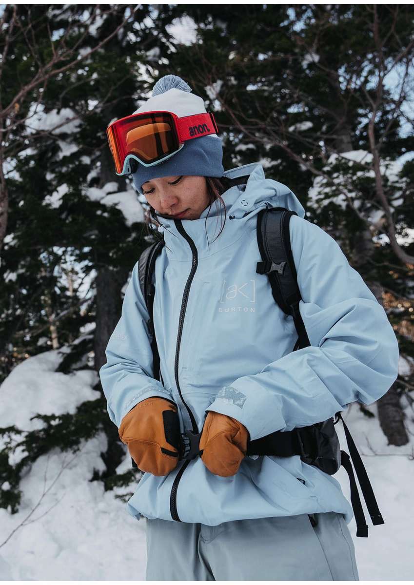 Burton Women's AK 3L GORE-TEX Kimmy Stretch Jacket 2024 - Waterproof & Breathable Ski Jacket for Women - Perfect for Snowboarding, Skiing & Winter Outdoor Adventures