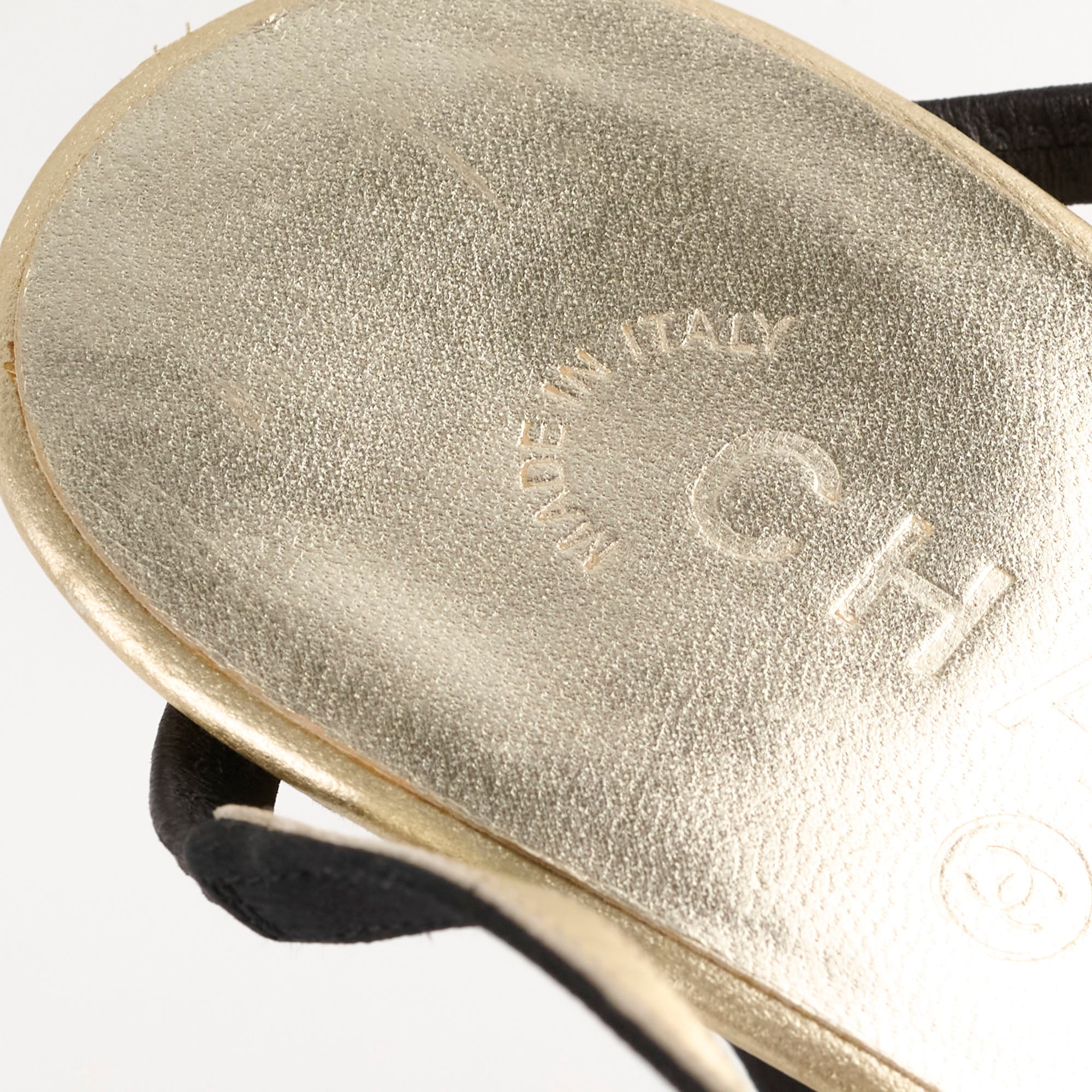 Chanel Star Gold & Black High Heels for Women - Size 38 (US 8) - Luxury Designer Pumps for Evening Parties & Special Occasions