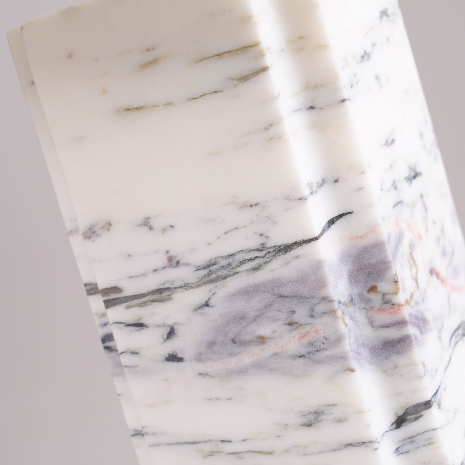 Bianca Marble Table Lamp - Elegant Home Decor Lighting for Bedroom, Living Room & Office | Dimmable LED Desk Lamp with Natural Stone Base