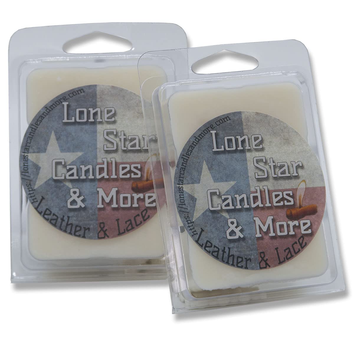 Premium Leather & Vanilla Wax Melts - 12 Cubes, USA Made for Home & Office