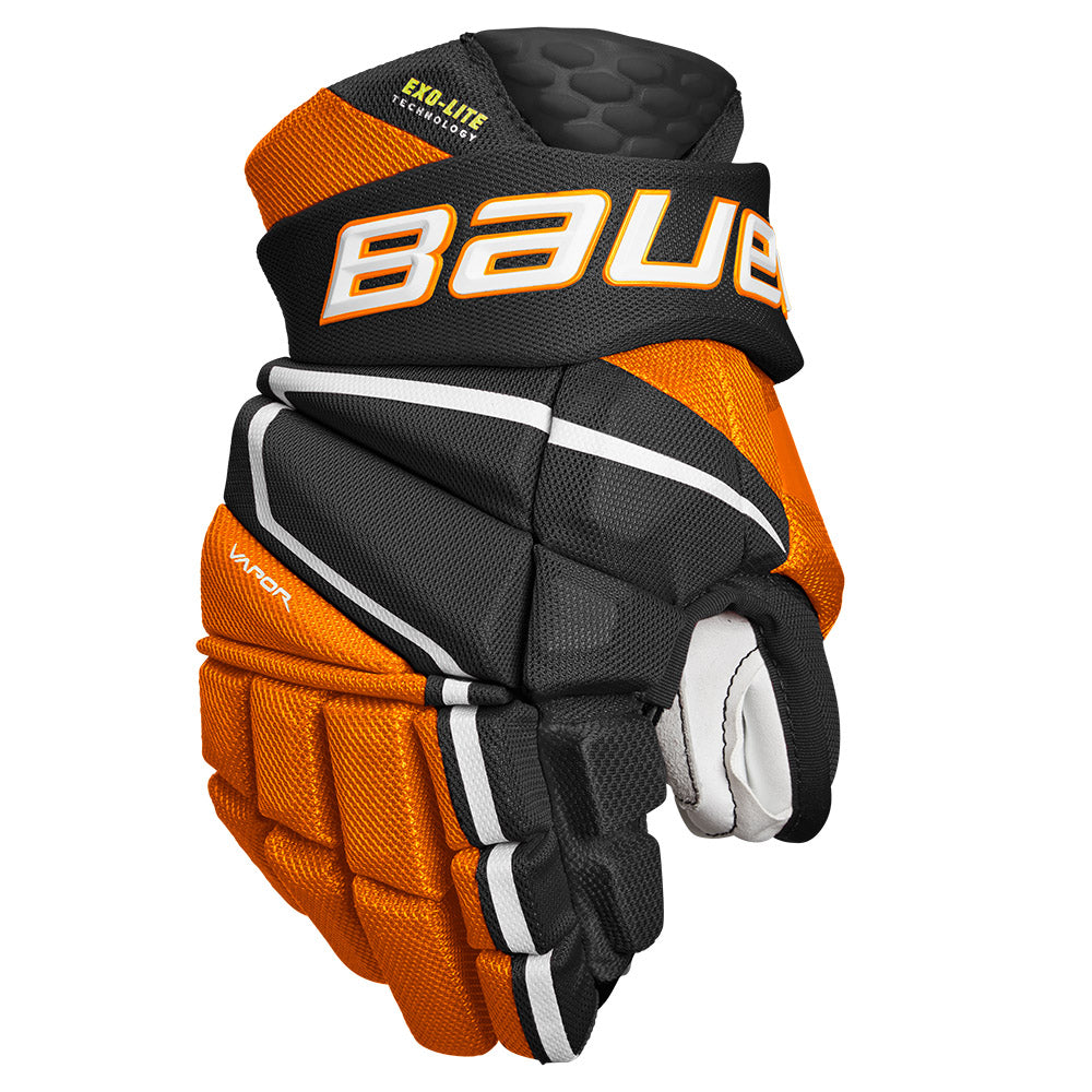 Bauer Vapor HyperLite Junior Ice Hockey Gloves - Lightweight Youth Hockey Gloves for Performance & Protection - Perfect for Practice, Games & Training