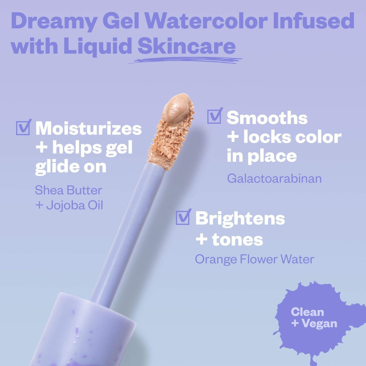 10 Second Quick-Dry Watercolor Eyeshadow Gel - Long Lasting & Smudge Proof Eye Makeup for Everyday Wear & Special Occasions