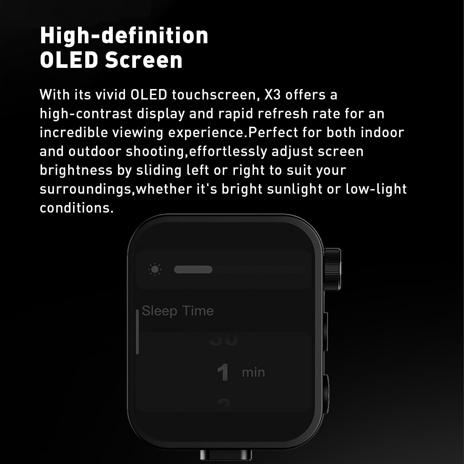 Godox X3-N TTL Wireless Flash Trigger for Nikon DSLR Cameras - OLED Touchscreen Flash Transmitter with Built-in Lithium Battery & Quick Charge (Upgrade from X2T-N/Xpro-N/XProII-N) - Perfect for Studio Photography, Wedding Shoots & Outdoor Portraits