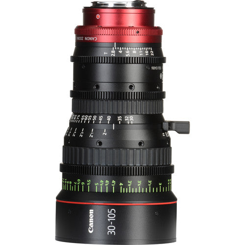Canon CN-E 30-105mm T2.8 L S Telephoto Cinema Zoom Lens with EF Mount - Professional 4K Video & Film Production for DSLR Cameras