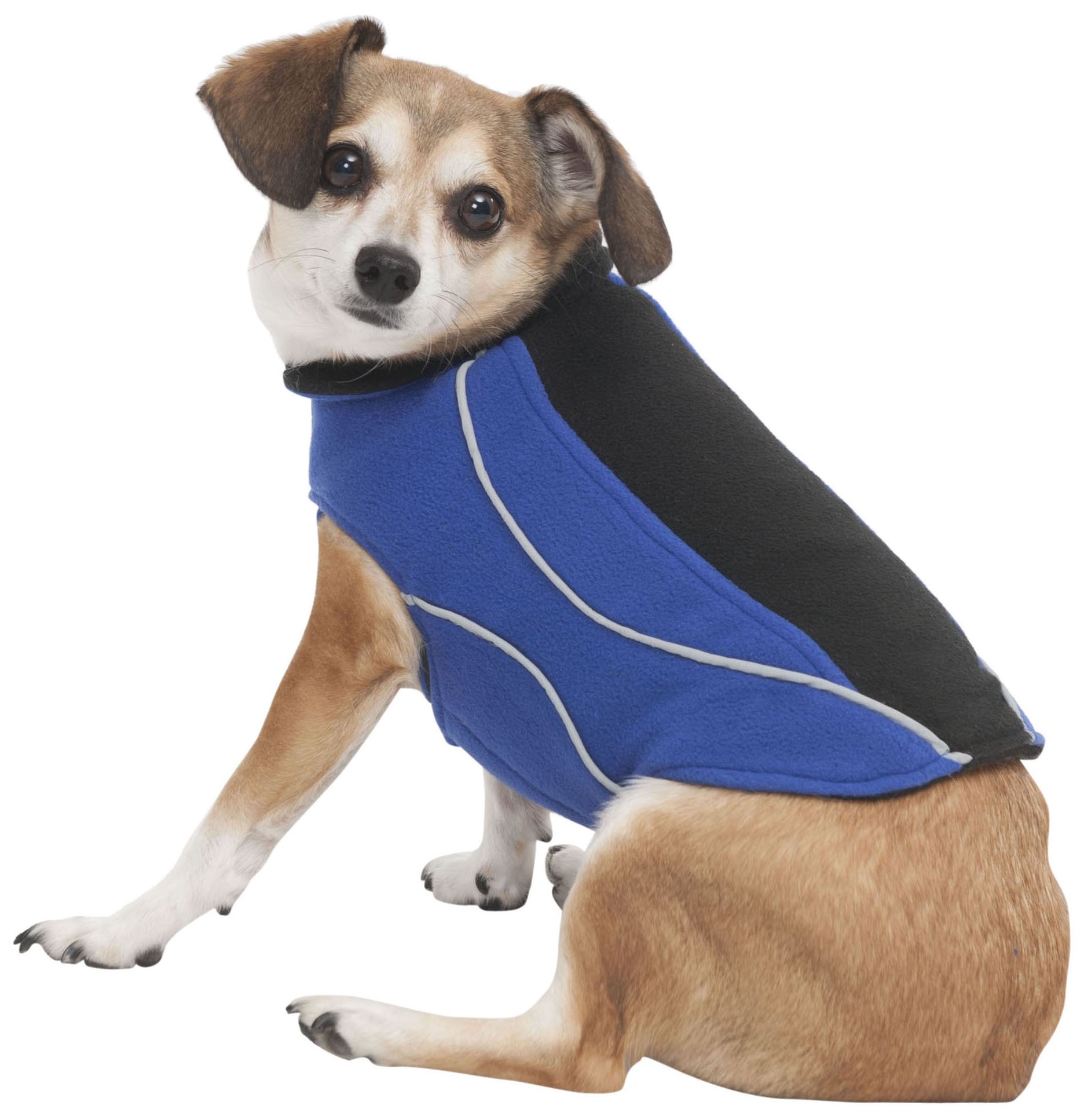Premium Performance Fleece Dog Coat - Small Size, Blue - Warm & Cozy Winter Apparel for Small Dogs - Perfect for Outdoor Walks & Cold Weather Adventures