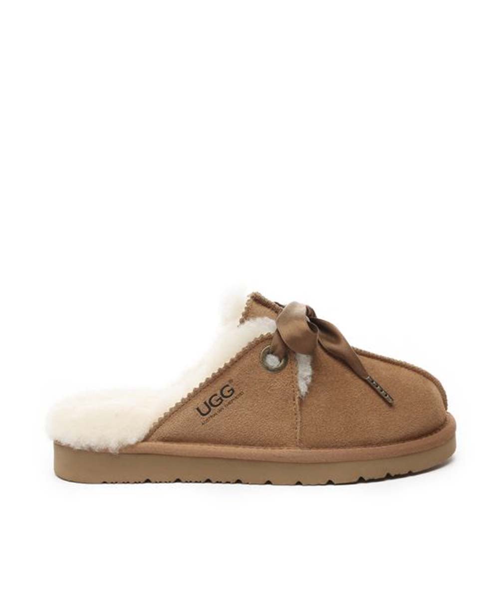Women's UGG Rube Slippers - Cozy Sheepskin Indoor/Outdoor House Shoes for Winter Comfort - Perfect for Home, Lounge & Casual Wear