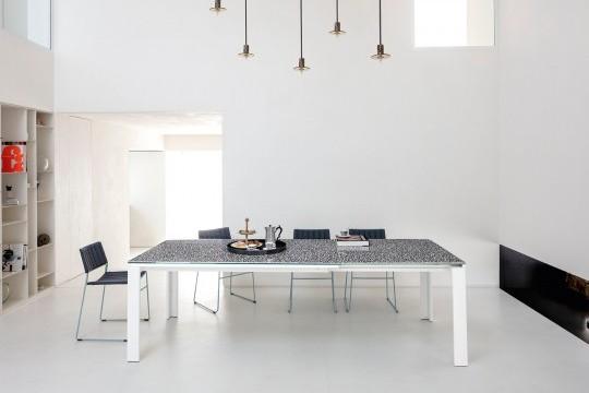 Midj Marcopolo Extendable Dining Table - Expandable Wooden Table for 6-10 People - Perfect for Family Dinners & Entertaining Guests