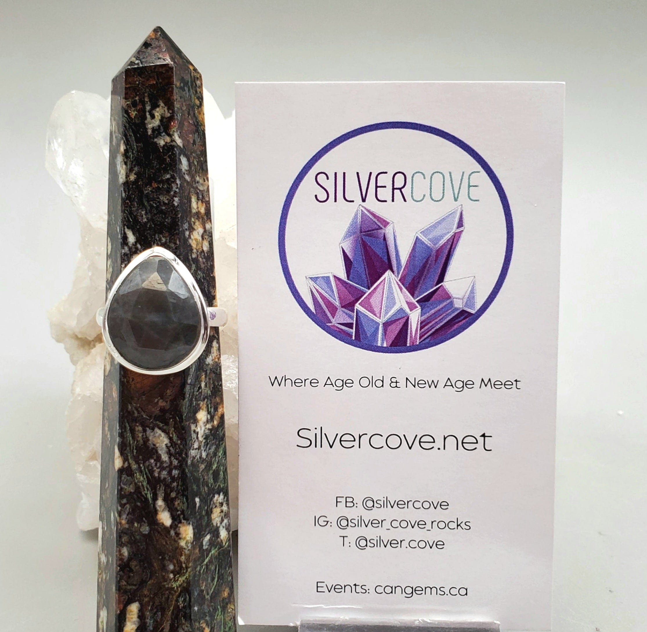 Exquisite Canadian Sapphire Ring in .925 Sterling Silver - Size 7.25 - Perfect for Engagement, Anniversary & Special Occasions