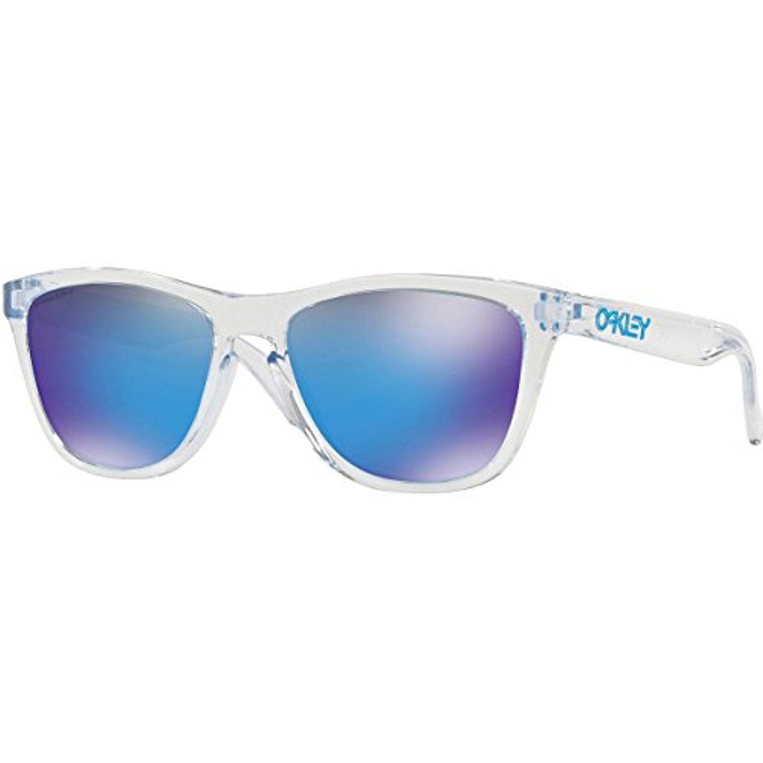 Oakley Frogskins Polarized Sunglasses with Microfiber Cleaning Kit - UV Protection for Outdoor Sports, Driving & Beach Activities