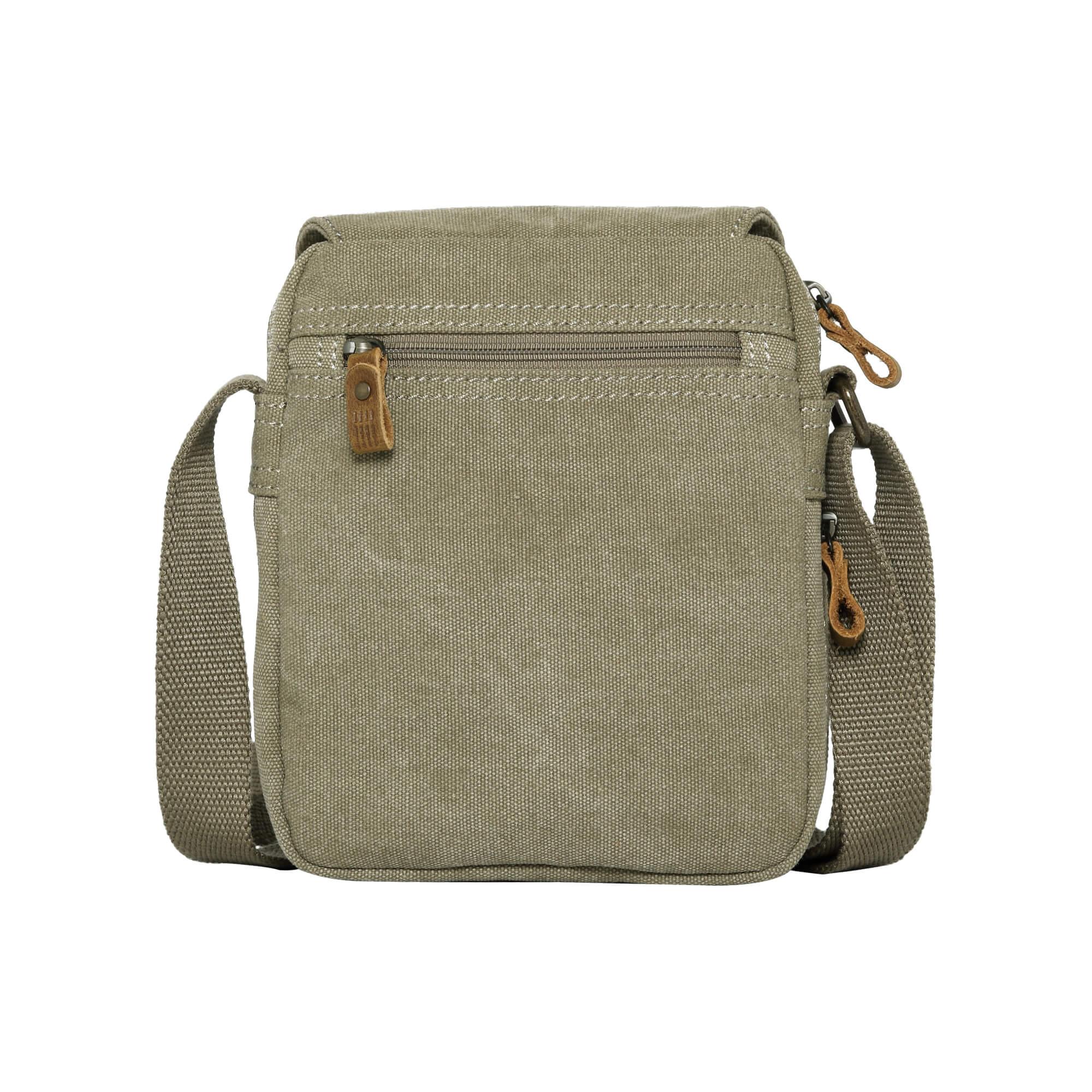 TRP0220 Troop London Classic Canvas Crossbody Bag - Stylish & Durable for Travel, Work & Everyday Use
