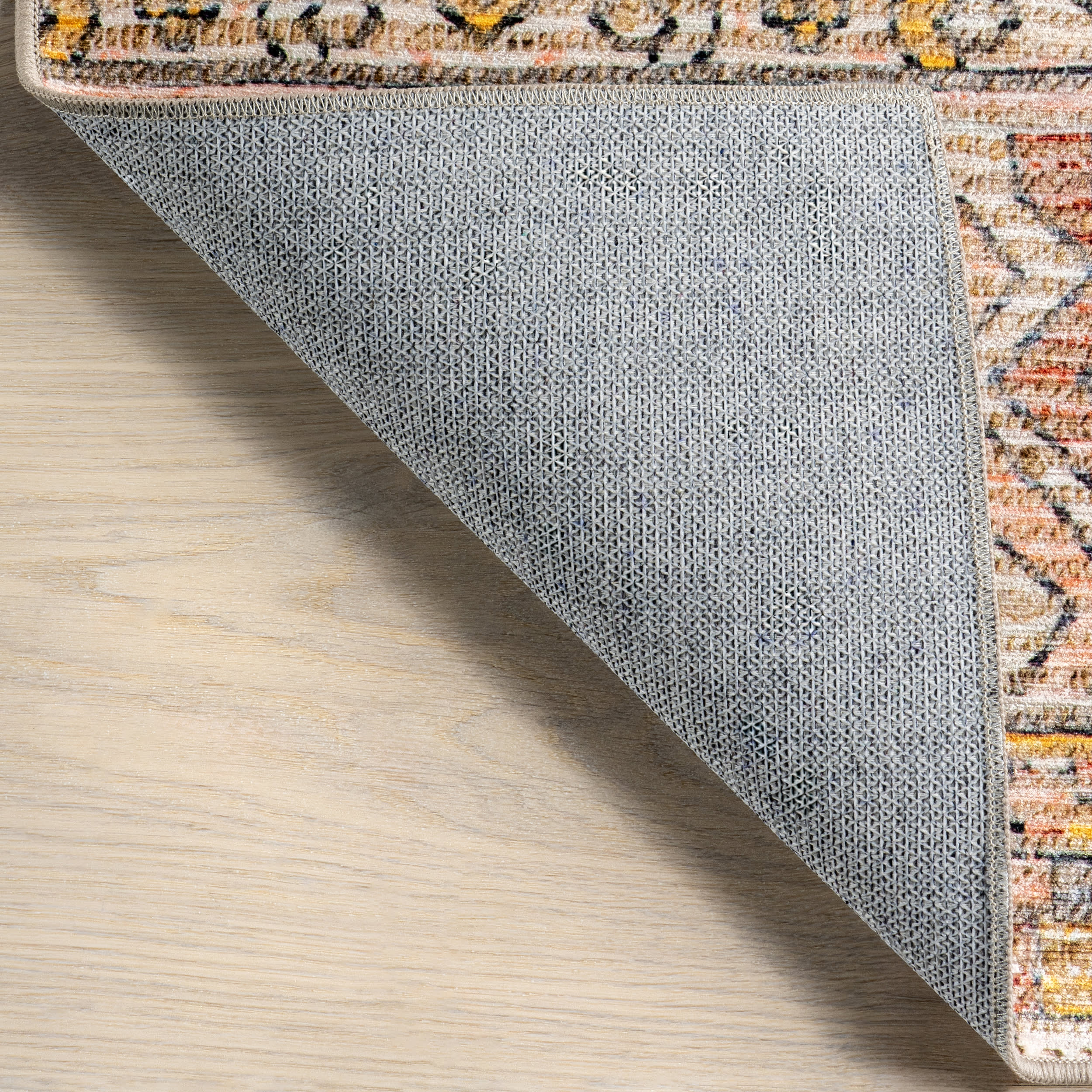 Cielo Abstract Spill Proof Washable Rug - Waterproof Multicolor Non-Slip Area Rug for Living Room, Bedroom, Kitchen & High Traffic Areas