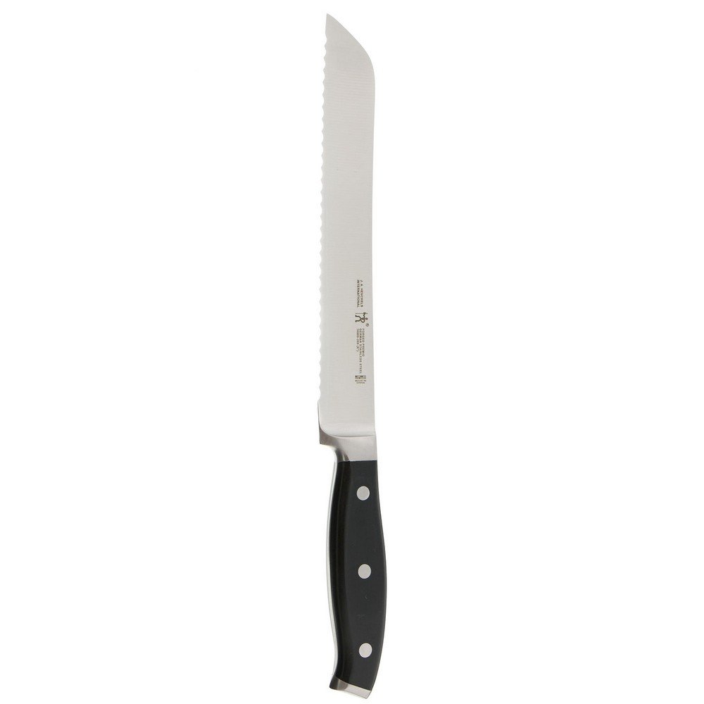 HENCKELS Forged Premio 8-inch Stainless Steel Bread Knife - Sharp & Durable for Slicing Bread, Cakes & Pastries - Perfect for Home Kitchens & Bakeries