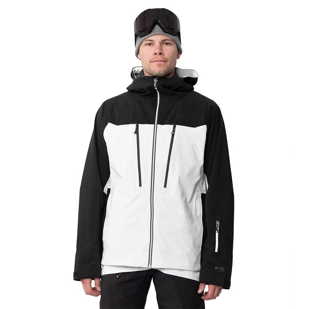 Strafe Pyramid Shell Ski Jacket for Men - Waterproof Windproof Winter Jacket for Skiing & Snowboarding - Perfect for Alpine Adventures & Cold Weather Outdoor Activities