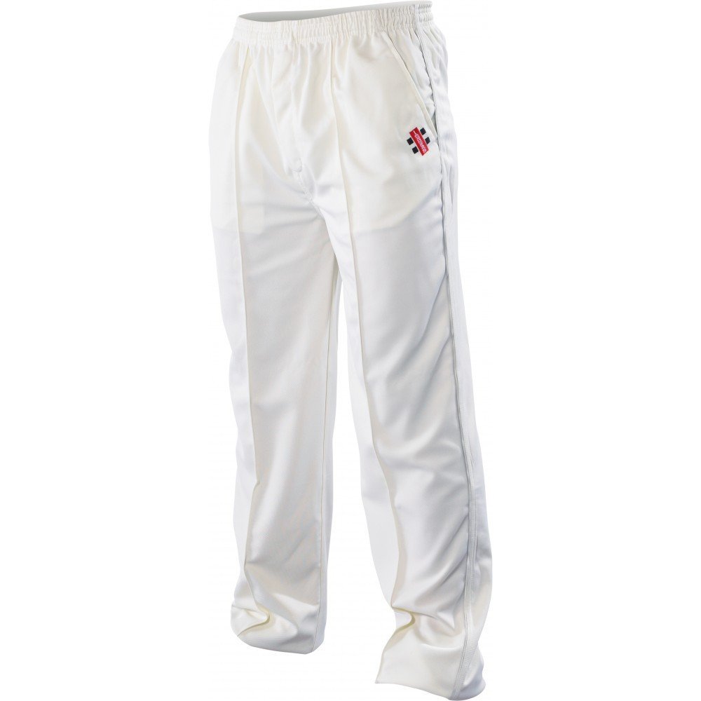GN Super Cricket Pants for Men & Women - Small Size / Ivory White - Comfortable Breathable Sports Trousers for Cricket Practice & Matches