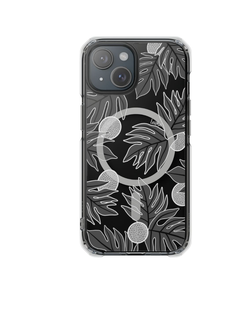 Premium Ulu Ke'oke'o Clear Phone Case - Shockproof & Scratch-Resistant Protective Cover for iPhone 14/13/12/11 Pro Max - Perfect for Outdoor Adventures, Travel & Daily Use